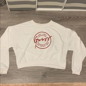 White and red long sleeve